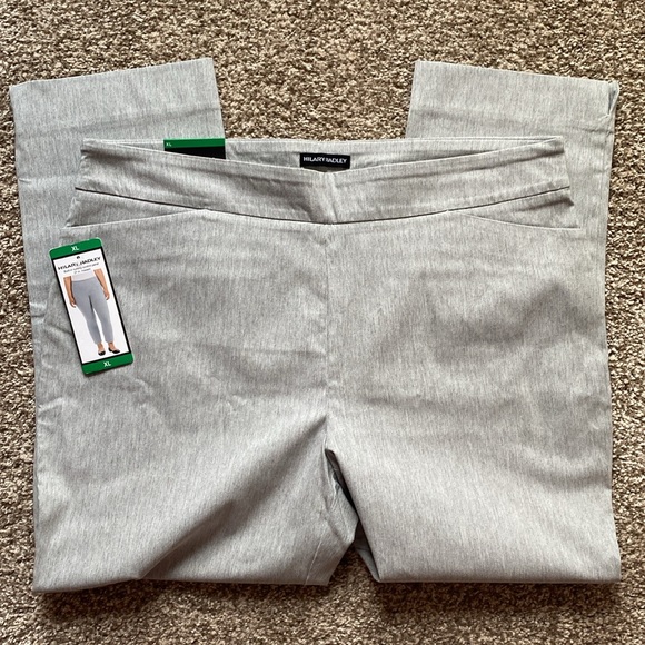 HILARY RADLEY GRAY MID RISE BUILT-IN TUMMY CONTROL PANEL SLIM LEG PANT 🌟NWT🌟 - Picture 2 of 15